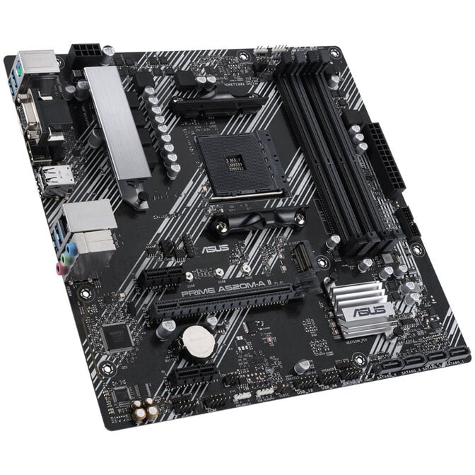 ASUS Prime A520M-A II/CSM, AMD A520 motherboard, socket Socket AM4, DDR4 image number 1