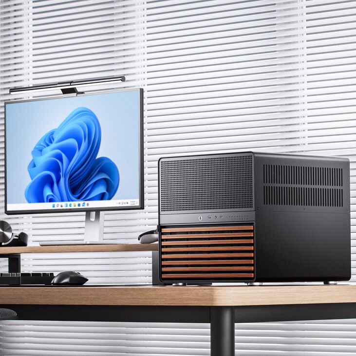 Jonsbo N5 NAS case, E-ATX - black image number 1