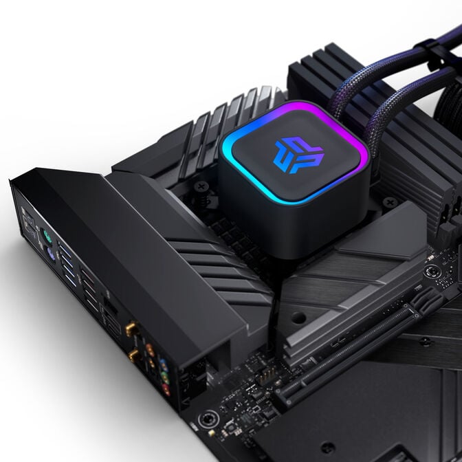 PHANTEKS Glacier One 360S25 SE DRGB AIO Liquid CPU Cooler, Black image number 8