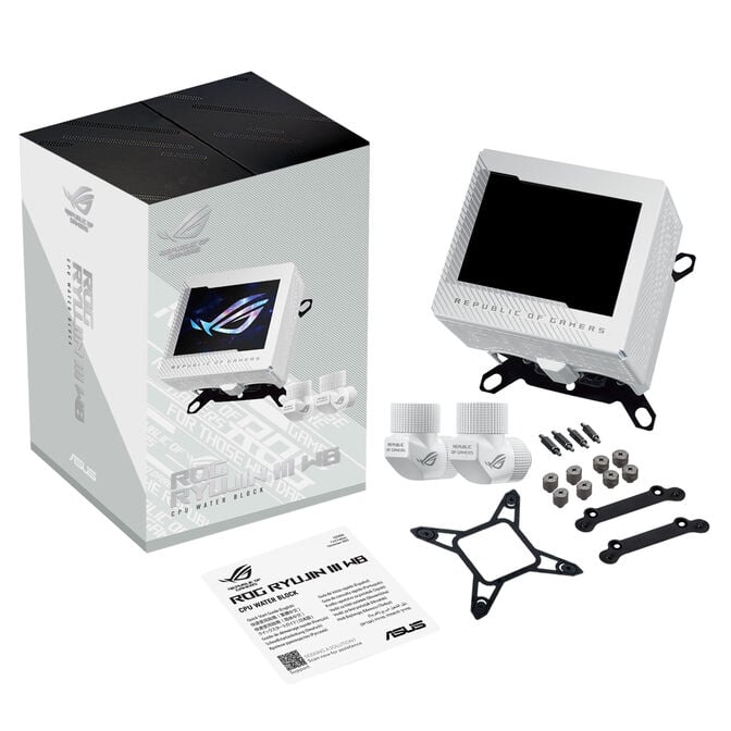 ASUS ROG Ryujin III CPU-Wasserblock - f&uuml;r Intel und AMD, wei&szlig; image number 8