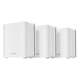 ASUS ZenWiFi BD4 Dualband WiFi 7 AiMesh Extendable Router - Set of 3, white
