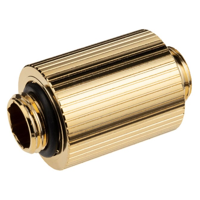 EK Water Blocks EK-Quantum Torque G1/4 Inch Extension Straight MM 28 - gold image number 1