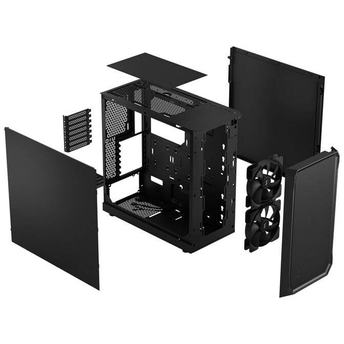 Fractal Design Focus 2 Black Solid - ATX-Geh&auml;use image number 9