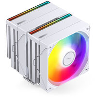 Jonsbo CB80 CPU-K&uuml;hler, Dual-Tower, 2 x 120mm, PWM, RGB - wei&szlig;