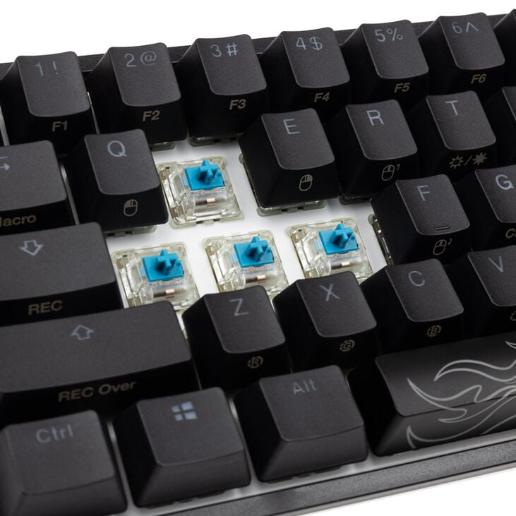 Ducky One 2 Pro Mini Gaming Keyboard, RGB LED - Cherry Blue (US) image number 7