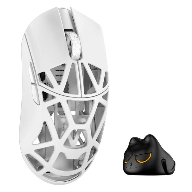 WLMOUSE Beast X Mini Pro Solid Sides Gaming Maus, Omron Optical Switches - wei&szlig; image number 0