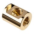 EK Water Blocks EK-Quantum Torque T- Splitter 3x G1/4 Zoll IG - gold image number null
