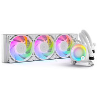 EK Water Blocks EK-Nucleus AIO CR360 Lux D-RGB AIO Cooler - 360 mm, White