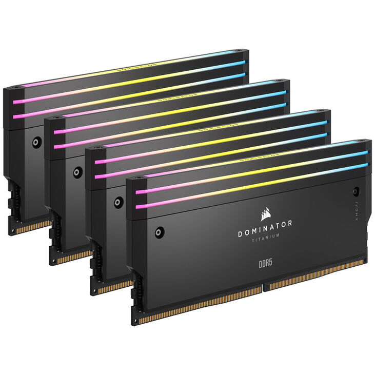 Corsair Dominator Titanium DDR5-6000 RAM, CL36, XMP - 64 GB Quad-Kit, black image number 0