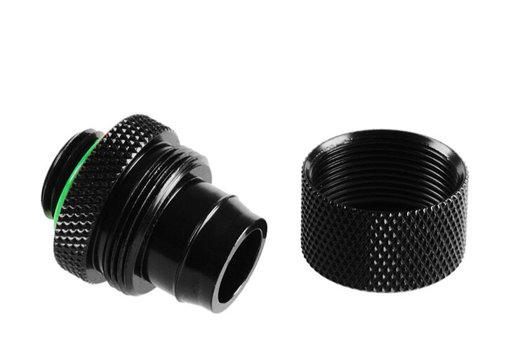 Bitspower Anschluss gerade G1/4 Zoll AG auf 16/13mm - schwarz matt image number 2