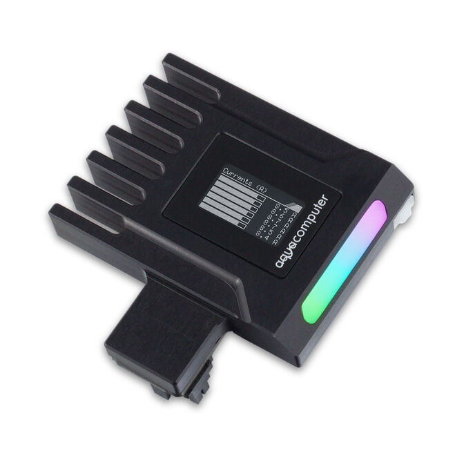 Aqua Computer AMPINEL 12V-2x6 Grafikkarten-Power-Management, 650 W, OLED, RGBpx - Typ B image number 0