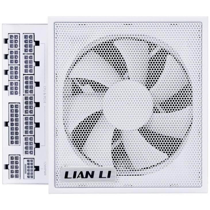 Lian Li EDGE EG1300 80 PLUS Platinum Power Supply, PCIe 5.1, ATX 3.1 - 1300 Watts, White image number 4
