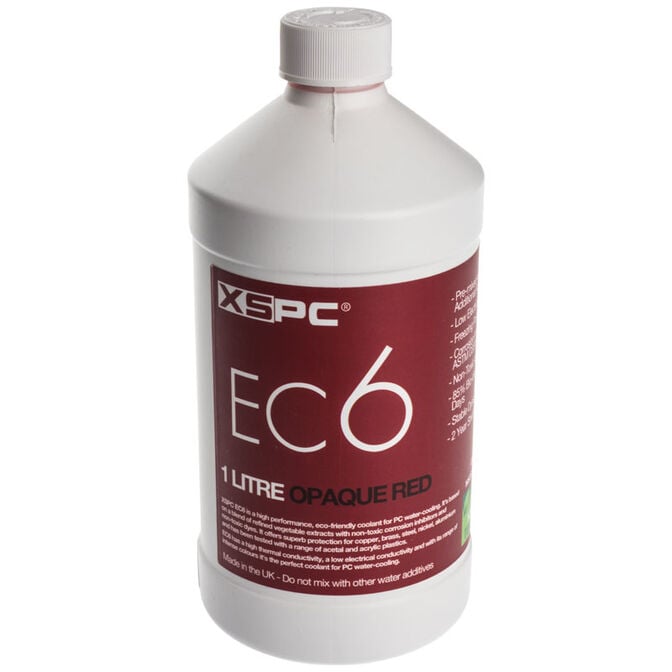 XSPC EC6 Coolant, 1 Litre - opaque red image number 0