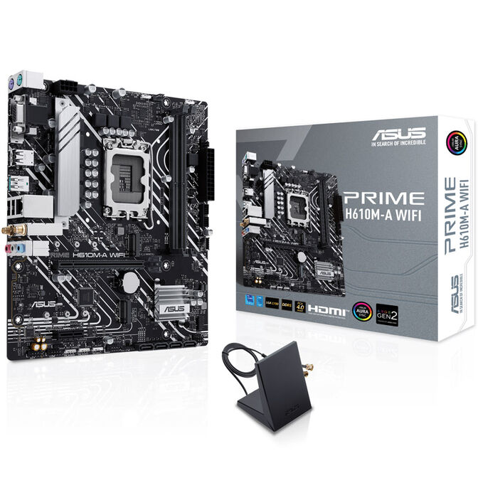 ASUS Prime H610M-A WIFI, Intel H610 motherboard - Socket 1700, DDR5 image number 0