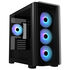 ASUS A23 PLUS case, Mini-Tower, Micro-ATX, RGB, Tempered Glass - black image number null