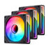 Jonsbo ZK-120B ARGB PWM Lüfter, 120mm, 3er-Pack - schwarz image number null