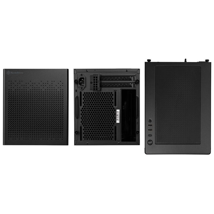 SilverStone SST-SG16B Mini-ITX Gehäuse - schwarz image number 3