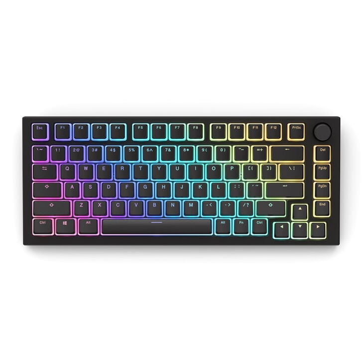 Glorious Aura Keycaps - 145 Keycaps, US layout, black image number 1