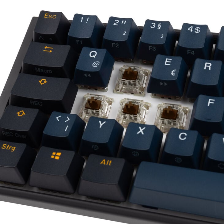 Ducky One 3 Pro Mini Nazca Line Gaming Keyboard, mechanical, 8,000 Hz, Hot Swap, RGB - Cherry MX2A Brown, ISO (DE) image number 4