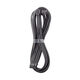 CableMod Universal Pro ModMesh 16-Pin to 16-Pin Cable, 90° Connector, Sleeved, StealthSense - Carbon, 60 cm, Var. B
