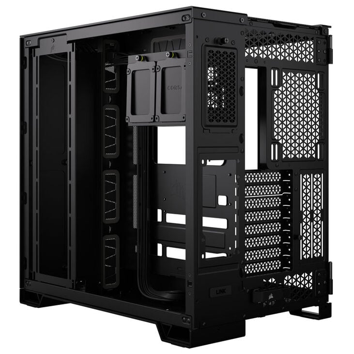 Corsair 6500D Airflow Mid Tower, Tempered Glass - Black image number 8