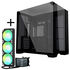 Lian Li O11 Vision Compact + TRYX PANORAMA SE ARGB Complete Water Cooling - black, 360mm image number null