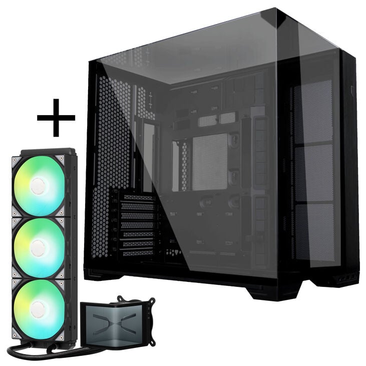 Lian Li O11 Vision Compact + TRYX PANORAMA SE ARGB Complete Water Cooling - black, 360mm image number 0