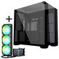 Lian Li O11 Vision Compact + TRYX PANORAMA SE ARGB Complete Water Cooling - black, 360mm
