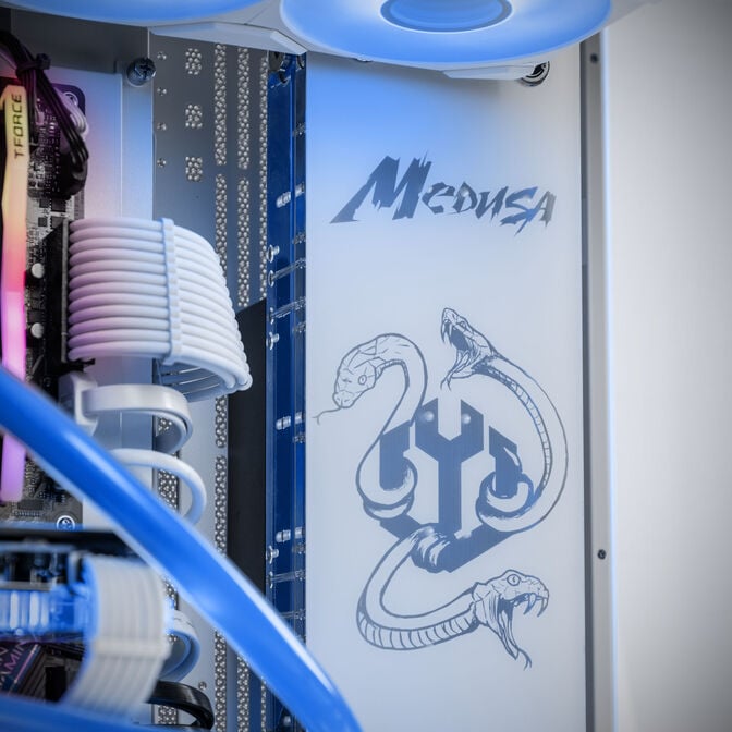 Gaming-PC Blue Medusa XL, Intel Core Ultra 9 285K, NVIDIA GeForce RTX 5080 - Custom Wasserk&uuml;hlung image number 7