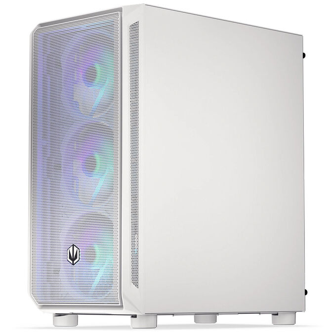 Endorfy Arx 500 ARGB PC Case, Mid Tower, ATX, Tempered Glass - including 4x 140mm ARGB Fans, White image number 7