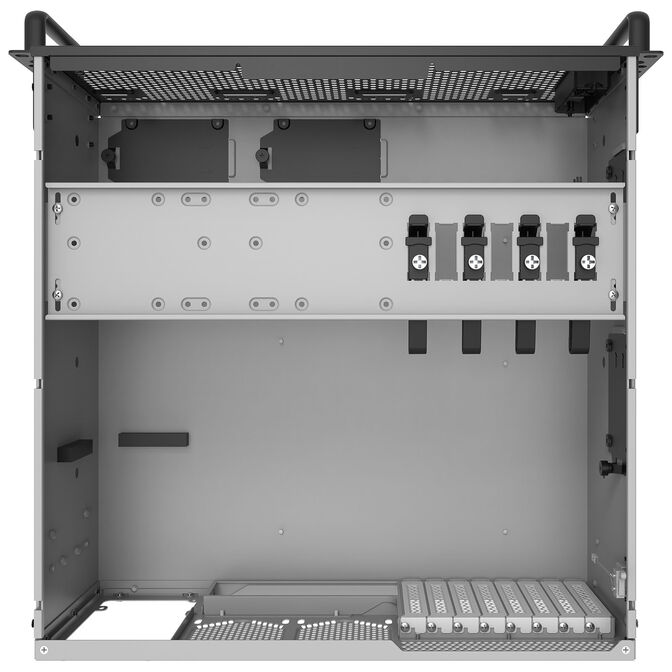 SilverStone RM4A Server-Geh&auml;use, 4HE Rackmount, SSI-EEB, Mesh - dunkelgrau image number 5