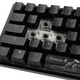 Ducky One 3 Classic Black/White SF Gaming Keyboard, RGB LED - MX-Black (US) image number null