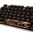 Ducky One 2 Backlit PBT Gaming Keyboard, MX-Black, RGB LED - black image number null