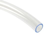 PVC hose 13/10mm - clear / UV blue - 1m