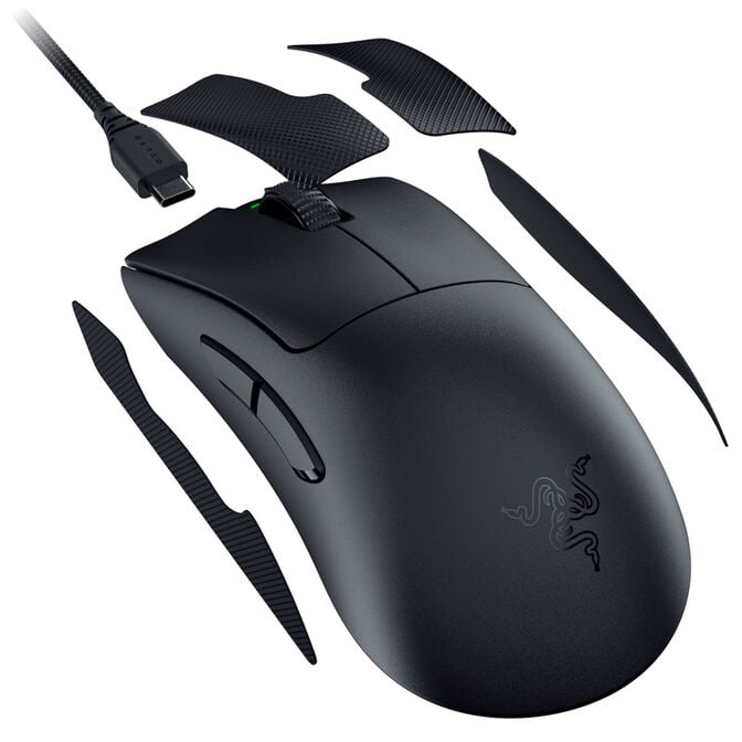 Razer DeathAdder V3 Pro Wireless Gaming Mouse - black image number 3