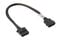 Akasa 4-Pol Molex Verl&auml;ngerung gesleevt - 30cm black