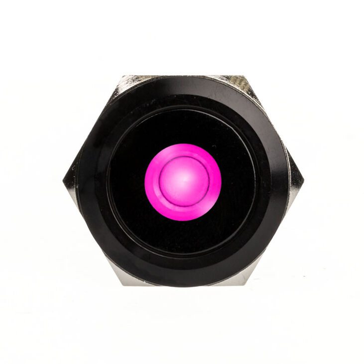 DimasTech Vandalismustaster 25mm, Blackline Dot - RGB image number 1