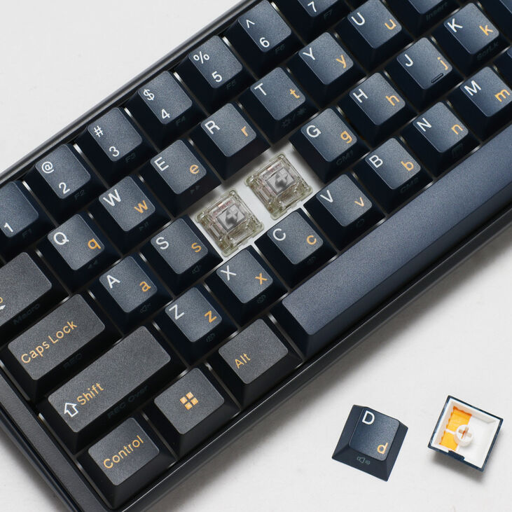 Ducky One 3 Pro Mini Nazca Line Gaming Keyboard, mechanical, 8,000 Hz, Hot Swap, RGB - Cherry MX2A Speed Silver, ANSI (US) image number 11