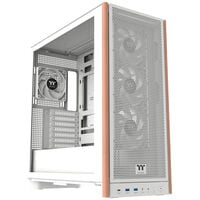 Thermaltake S370 WS PC Case, Mid-Tower, E-ATX, Tempered Glass - white
