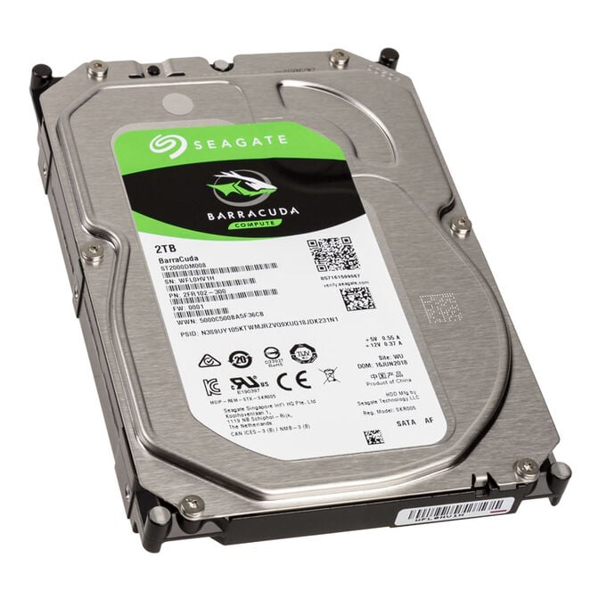 Seagate BarraCuda Compute HDD, SATA 6G, 7200 RPM, 3.5-inch - 2 TB image number 0