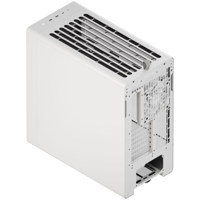 HAVN BF 360 Flow PC-Geh&auml;use, Midi-Tower, E-ATX, Tempered Glass - wei&szlig; image number 5