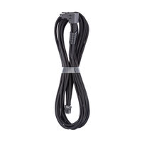 CableMod C-Series Pro ModMesh 12V-2x6 cable, 90° connector, for Corsair Type 5 RMx Shift PSUs - black, 65cm