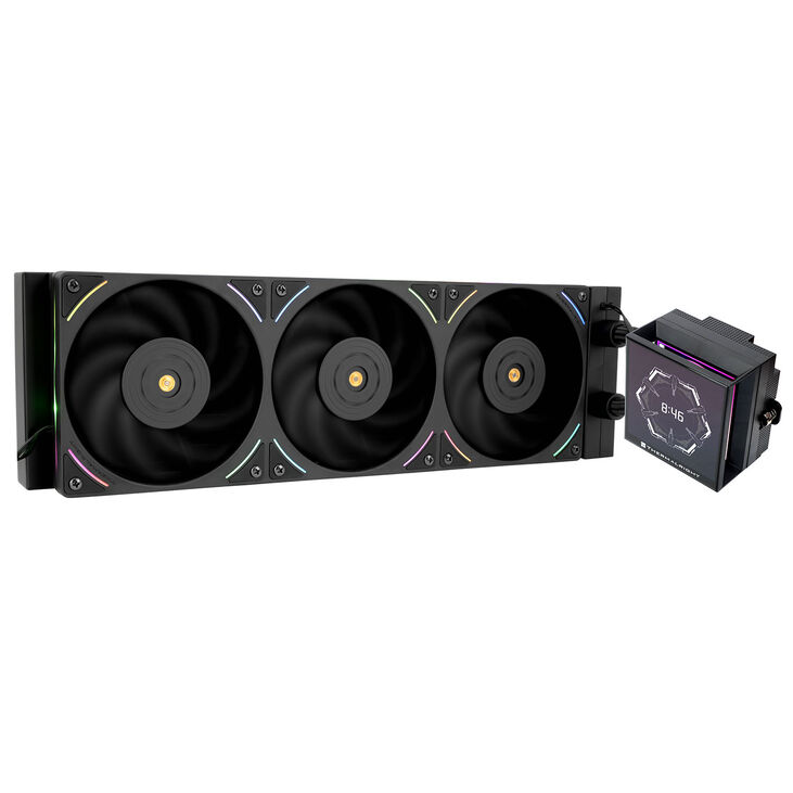 Thermalright Hyper Vision UB AiO Water Cooling, ARGB, Intel and AMD Socket - 360mm, black image number 0