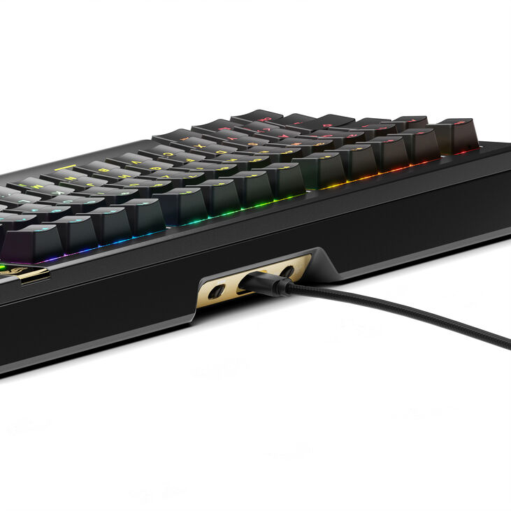 Glorious GMMK 3 Pro HE 75 % Custom Gaming-Tastatur - Pre-Built, ISO (DE), Fox HE Switches, schwarz image number 3