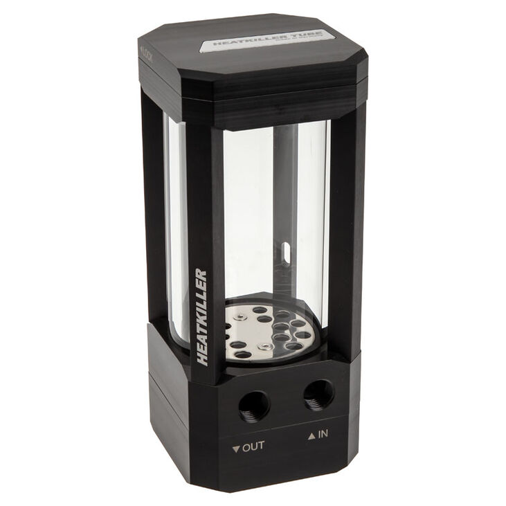 Watercool Heatkiller Tube 100 DDC-Aufsatz-AGB - schwarz image number 0