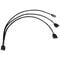 Alphacool Y-Splitter aRGB 3-pin to 3x 3-pin 30cm - black