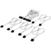 Corsair Kabelset, Type 4, DC Cable Starter Kit, einzeln ummantelt - wei&szlig;