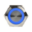 DimasTech Vandalism Button 22mm - Silverline - blue image number null