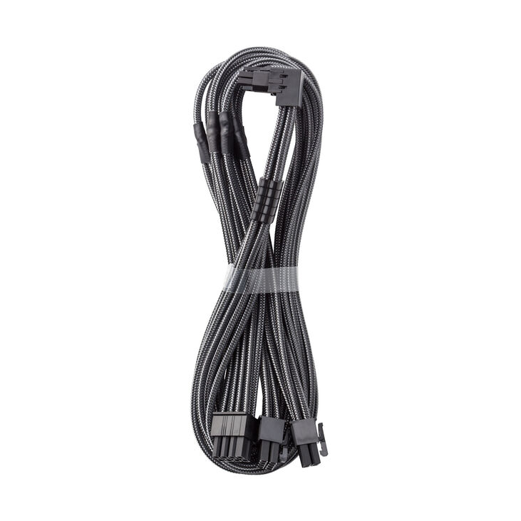 CableMod C-Series Pro Anschlusskabel - Variante A, 90°, 16-Pin zu 3x 8-Pin PCIe, carbon image number 0