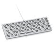 Glorious GMMK 2 Compact Tastatur - Barebone, ANSI-Layout, wei&szlig; image number null
